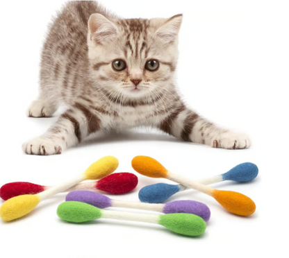Last Day Buy 1 Get 1 Free Swabs Large Size Cat Toys with Catnip